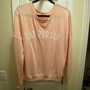 Target “Cat Person” Sweatshirt